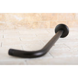 Claremont 12-Inch J-Shaped Rain Drop Shower Arm with Flange