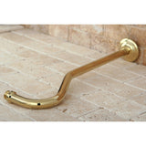 Restoration 17-Inch Rain Drop Shower Arm with Round Flange