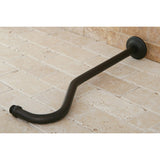 Restoration 17-Inch Rain Drop Shower Arm with Round Flange