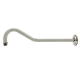 Restoration 17-Inch Rain Drop Shower Arm with Round Flange