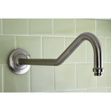Shower Scape 17-Inch Sheppard's Hook Rain Drop Shower Arm with Flange