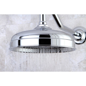 Victorian 8-Inch Round Raindrop Brass Shower Head
