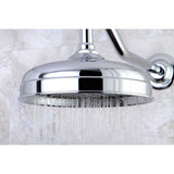 Victorian 8-Inch Round Raindrop Brass Shower Head