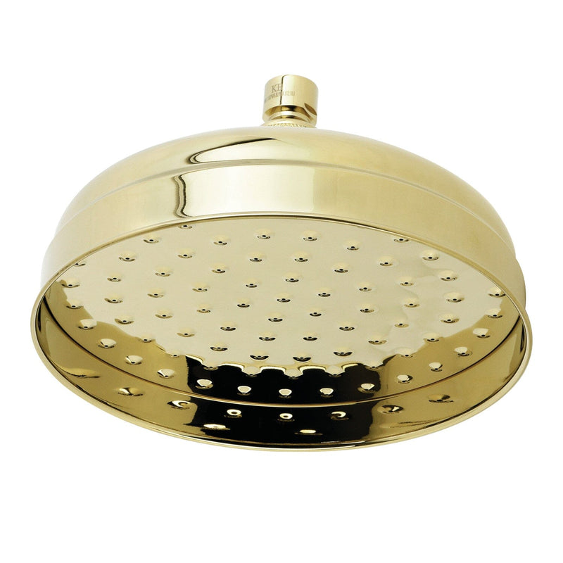 Victorian 8-Inch Round Raindrop Brass Shower Head