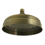 Victorian 8-Inch Round Raindrop Brass Shower Head