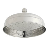 Victorian 8-Inch Round Raindrop Brass Shower Head