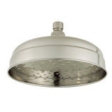 Victorian 8-Inch Round Raindrop Brass Shower Head