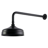 Trimscape 8-Inch Round Raindrop Brass Shower Head with 17-Inch Shower Arm