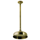 Trimscape 8-Inch Round Brass Shower Head with 17-Inch Ceiling Mounted Shower Arm