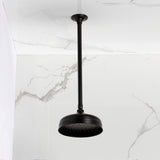 Trimscape 8-Inch Round Brass Shower Head with 17-Inch Ceiling Mounted Shower Arm