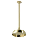 Trimscape 8-Inch Round Brass Shower Head with 17-Inch Ceiling Mounted Shower Arm
