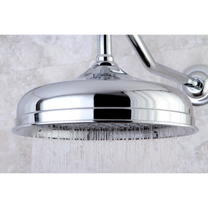 Victorian 10-Inch Round Raindrop Brass Shower Head
