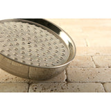 Victorian 10-Inch Round Raindrop Brass Shower Head