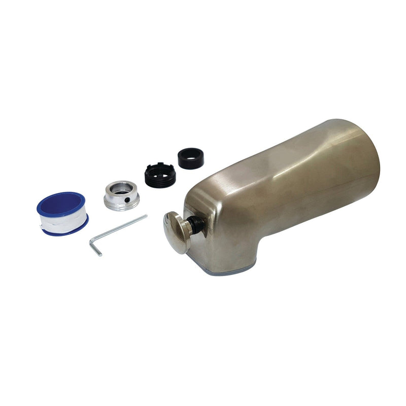 Shower Scape 5-7/16 Inch Zinc Universal Tub Faucet Spout with Diverter