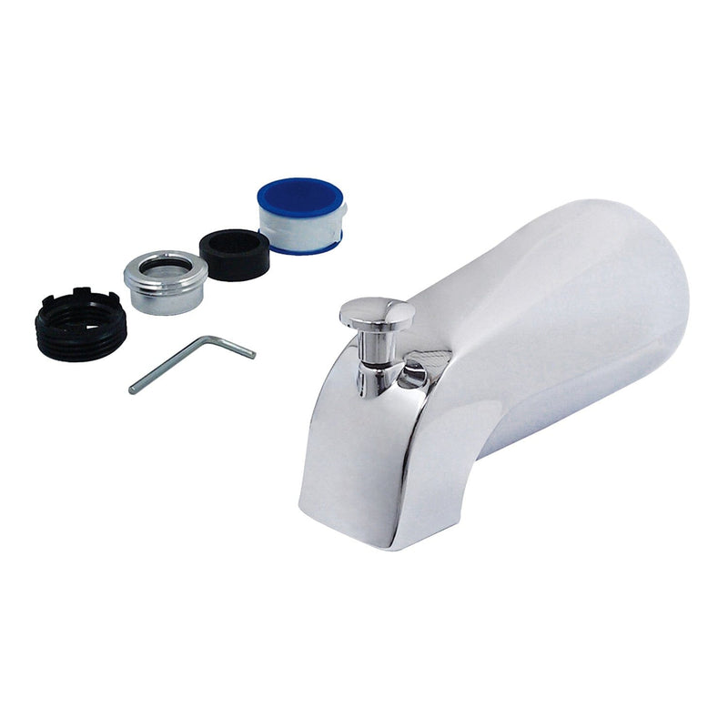 Made To Match 5-3/8 Inch Brass Universal Tub Spout with Diverter