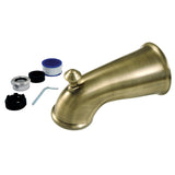 Made To Match 6-Inch Zinc Universal Tub Faucet Spout with Diverter