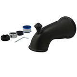 Made To Match 6-Inch Zinc Universal Tub Faucet Spout with Diverter