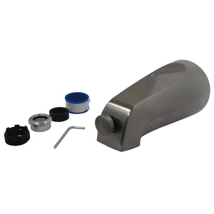Made To Match 5-1/8 Inch Zinc Universal Tub Faucet Spout with Diverter