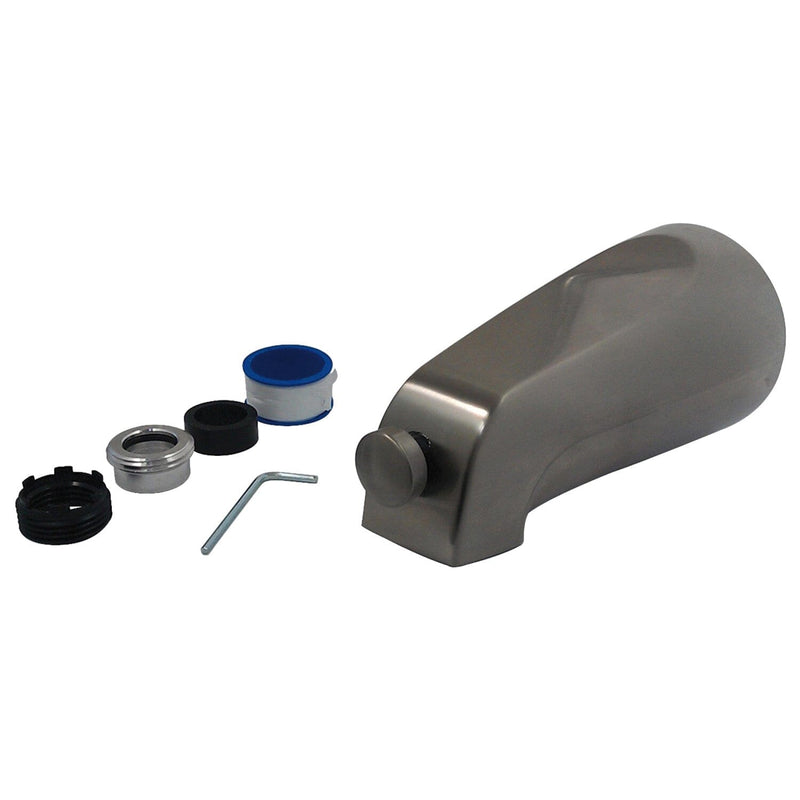 Made To Match 5-1/8 Inch Zinc Universal Tub Faucet Spout with Diverter