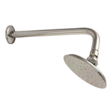 Victorian 5-1/4-Inch Round Raindrop Brass Shower Head with 12-Inch Shower Arm