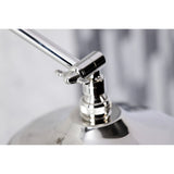 Victorian 7-3/4 Inch Round Raindrop Brass Shower Head with 10-Inch High-Low Adjustable Shower Arm