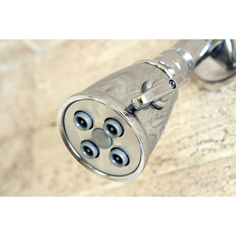 Victorian 2-5/16-Inch Round Adjustable Jet Spray Brass Shower Head