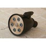 Victorian 2-15/16-Inch Round Adjustable Jet Spray Brass Shower Head