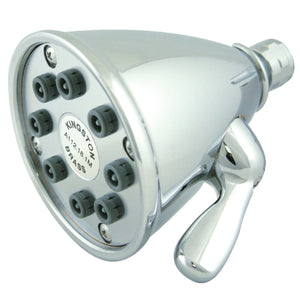 Victorian 3-5/8-Inch Round Adjustable Jet Spray Brass Shower Head