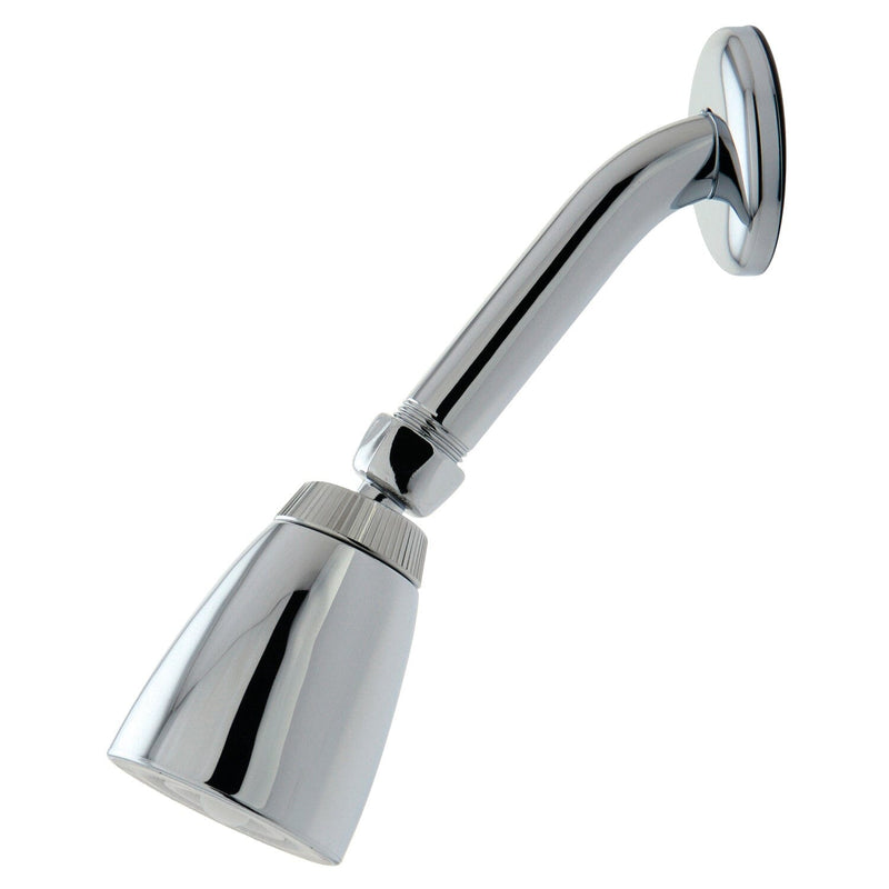 Made To Match 2-3/8 Inch Round Jet Spray ABS Shower Head with 6-Inch Shower Arm