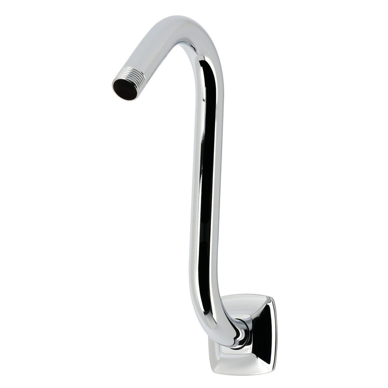 Gehry S-Shape Shower Arm with Square Flange