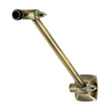 Gehry 10-Inch Adjustable High-Low Shower Arm with Square Flange