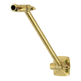 Gehry 10-Inch Adjustable High-Low Shower Arm with Square Flange