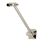 Trapeze 10-Inch Adjustable High-Low Shower Arm with Hexagon Flange