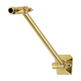 Trapeze 10-Inch Adjustable High-Low Shower Arm with Hexagon Flange