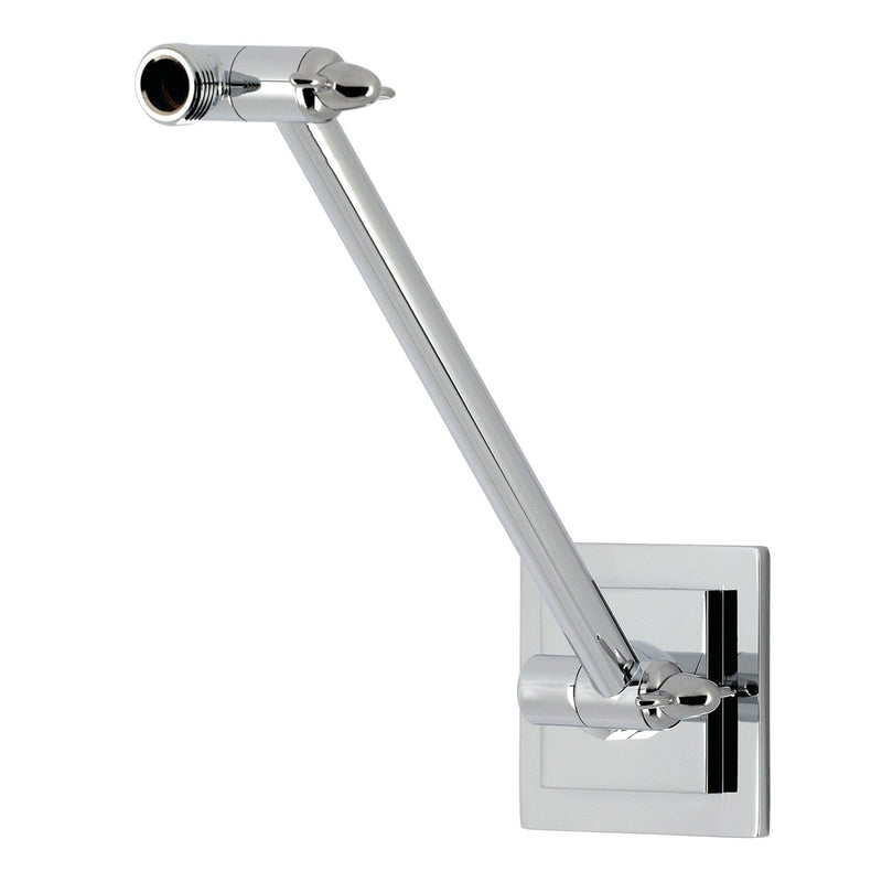 Claremont 10-Inch Adjustable High-Low Shower Arm with Square Flange