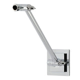 Claremont 10-Inch Adjustable High-Low Shower Arm with Square Flange