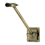 Claremont 10-Inch Adjustable High-Low Shower Arm with Square Flange