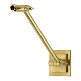 Claremont 10-Inch Adjustable High-Low Shower Arm with Square Flange