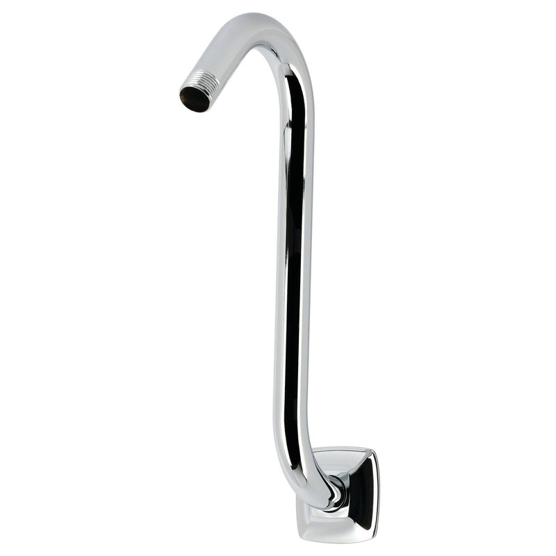 Gehry S-Shape Shower Arm with Square Flange