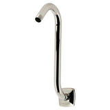 Gehry S-Shape Shower Arm with Square Flange