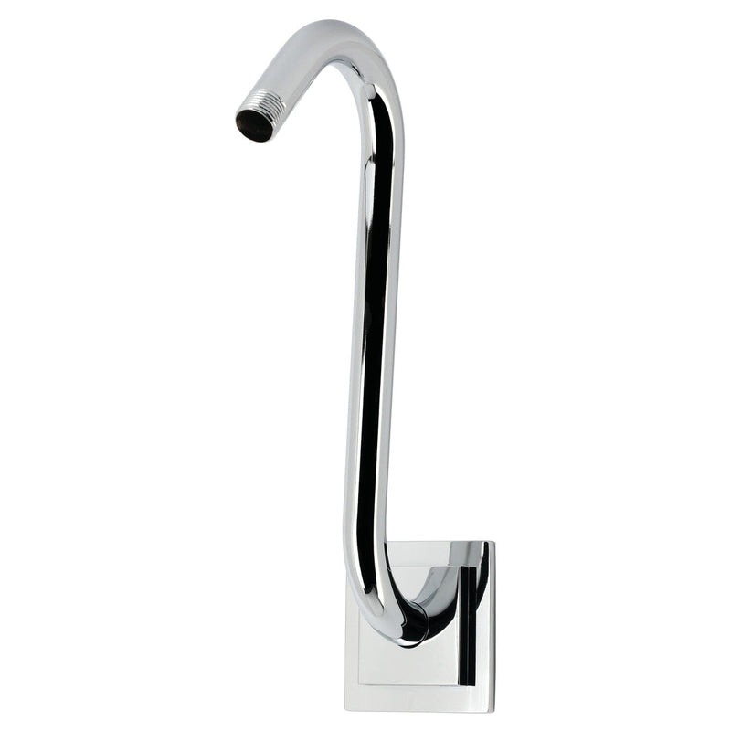 Claremont S-Shape Shower Arm with Square Flange