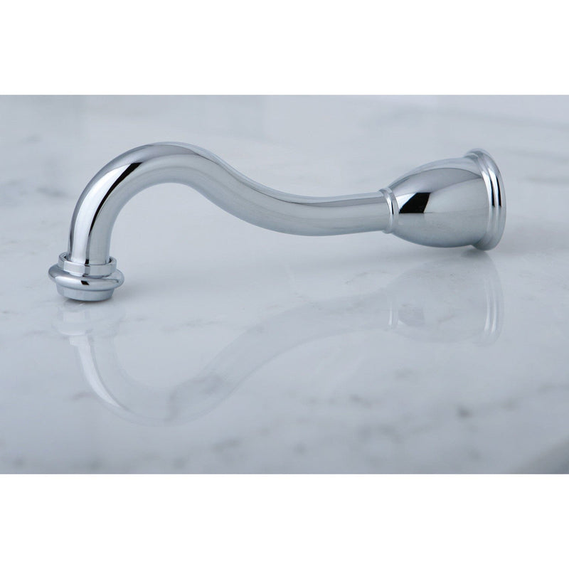Heritage 8-Inch Brass Tub Faucet Spout