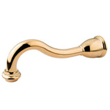 Heritage 8-Inch Brass Tub Faucet Spout