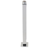 Claremont 10-Inch Rain Drop Ceiling Mount Shower Arm with Round Flange