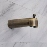 Shower Scape 10-Inch Brass Tub Faucet Spout with Diverter