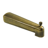 Shower Scape 10-Inch Brass Tub Faucet Spout with Diverter