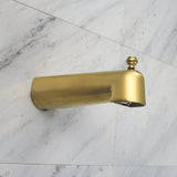 Shower Scape 10-Inch Brass Tub Faucet Spout with Diverter