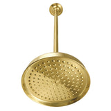 Shower Scape 10-Inch Brass Shower Head with 17-Inch Ceiling Support