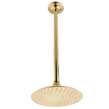 Trimscape 7-3/4 Inch Round Raindrop Brass Shower Head with 17-Inch Ceiling Mount Shower Arm