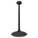 Trimscape 7-3/4 Inch Round Raindrop Brass Shower Head with 17-Inch Ceiling Mount Shower Arm